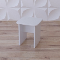 Табурет «Белый кубик» - fgospostavki.ru - Обнинск