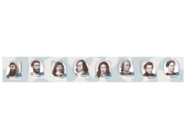 Стенд-лента "Выдающиеся деятели математики" - fgospostavki.ru - Обнинск