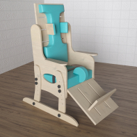 Стул для ребенка с ОВЗ с регулируемой подножкой «Адаптация» №2 - fgospostavki.ru - Обнинск