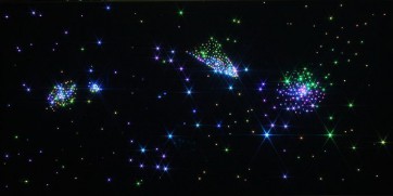 Настенный фиброоптический ковер "Млечный путь" 200х100, 300 точек - fgospostavki.ru - Обнинск