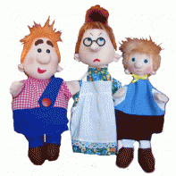 Набор перчаточных кукол "Карлсон, который живет на крыше" - fgospostavki.ru - Обнинск