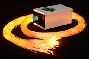 Пучок фибероптических волокон с боковым точечным свечением «Звёздный дождь» 100х2 м в комплекте с источником света - fgospostavki.ru - Обнинск