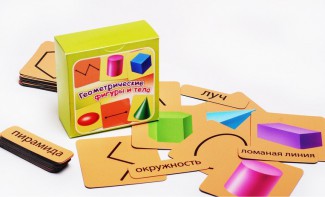 Набор магнитных карточек "Геометрические фигуры и тела" - fgospostavki.ru - Обнинск