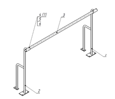 Станок хореографический напольный (1,5 метра, однорядный) - fgospostavki.ru - Обнинск