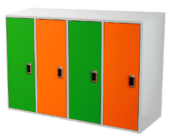 Шкаф-локер металлический 4-х местный с электронным замком - fgospostavki.ru - Обнинск