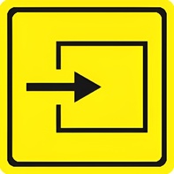 Тактильный знак (вход в помещение) 100х100 - fgospostavki.ru - Обнинск