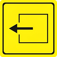 Тактильный знак (выход из помещения) 150х150 - fgospostavki.ru - Обнинск