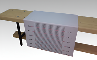 Линейка складная для измерения уровня гибкости на гимнастическую скамейку - fgospostavki.ru - Обнинск