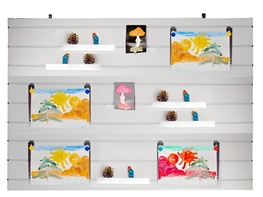 Стенд экспозиционный навесной для детских работ - fgospostavki.ru - Обнинск