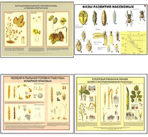 Плакаты ПРОФТЕХ "Вредители и болезни с/х культур и меры борьбы с ними" (11 пл, винил, 70х100) - fgospostavki.ru - Обнинск