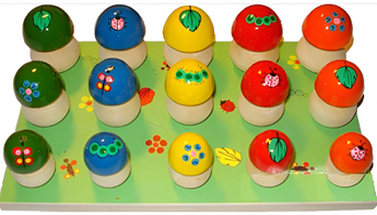 Развивающая игрушка для детей с нарушением слуха "Грибная полянка" - fgospostavki.ru - Обнинск