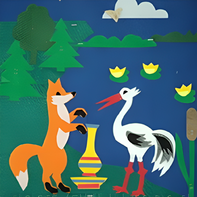 Пособие для слабовидящих детей - Театр-сказка "Лиса и журавль" - fgospostavki.ru - Обнинск