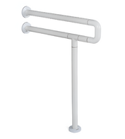 Поручень напольно-настенный с антибактериальным покрытием (белый) - fgospostavki.ru - Обнинск