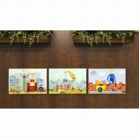 Комплект настенных панелей «Стройка» - fgospostavki.ru - Обнинск