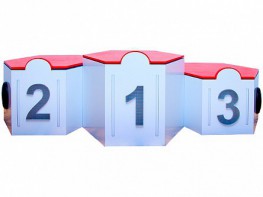 Электрифицированный интерактивный наградной пьедестал "Первый, второй, третий" - fgospostavki.ru - Обнинск