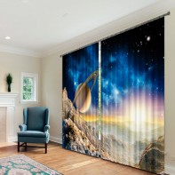 Комплект светонепроницаемых штор "Космическая история" - fgospostavki.ru - Обнинск