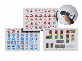 Базовый комплект светового оборудования "Дорожные знаки. Светофоры" с сенсорным беспроводным пультом дистанционного управления - fgospostavki.ru - Обнинск