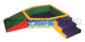 Сухой бассейн "Морская крепость" 1,5х1,2м - fgospostavki.ru - Обнинск