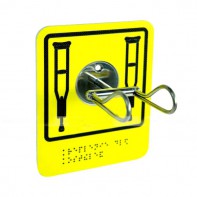 Травмобезопасный крючок-держатель для костылей и одежды - fgospostavki.ru - Обнинск