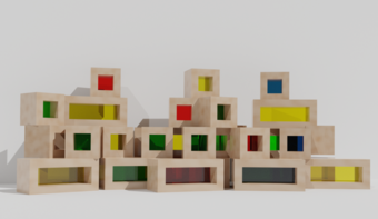 Детский развивающий набор из разноцветных элементов - fgospostavki.ru - Обнинск