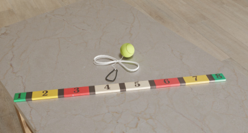 Мяч-маятник и планка для отбивания с цифрами - fgospostavki.ru - Обнинск