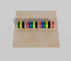 Тактильно-развивающая панель с разноцветными кругами - fgospostavki.ru - Обнинск