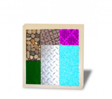 Тактильно-развивающая панель с разными текстурами - fgospostavki.ru - Обнинск