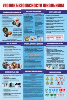 Стенд "Уголок безопасности школьника" - fgospostavki.ru - Обнинск