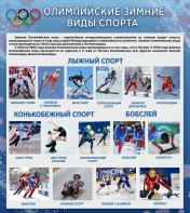 Стенд "Олимпийские зимние виды спорта" - fgospostavki.ru - Обнинск
