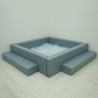 Сухой бассейн с шариками и RGB-подсветкой 140х140 см - fgospostavki.ru - Обнинск