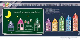 "В городе чисел". Для лучшего понимания и запоминания состава чисел первого десятка - fgospostavki.ru - Обнинск