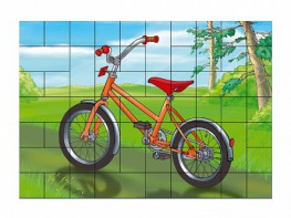Магнитный пазл "Велосипед" - fgospostavki.ru - Обнинск