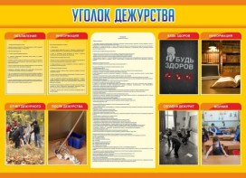 Стенд "Уголок дежурства" - fgospostavki.ru - Обнинск
