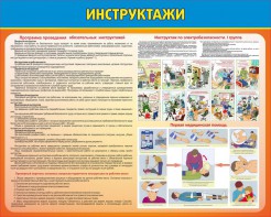 Стенд "Инструктажи" - fgospostavki.ru - Обнинск