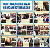 Стенд "Конституционные права и обязанности граждан" - fgospostavki.ru - Обнинск
