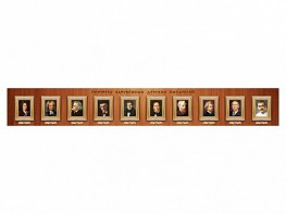 Стенд-лента "Портреты зарубежных детских писателей" - fgospostavki.ru - Обнинск