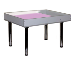 Световой столик для рисования песком напольный 80х60 сантиметров мультиколор с кармашком для песка - fgospostavki.ru - Обнинск