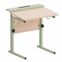 Стол ученический с наклоном столешницы (0-15°) на прямоугольной трубе - fgospostavki.ru - Обнинск