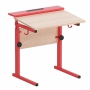 Стол ученический с наклоном столешницы (0-15°) на прямоугольной трубе - fgospostavki.ru - Обнинск