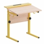 Стол ученический с наклоном столешницы (0-15°) на прямоугольной трубе - fgospostavki.ru - Обнинск