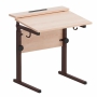 Стол ученический с наклоном столешницы (0-15°) на прямоугольной трубе - fgospostavki.ru - Обнинск