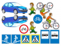 Магнитно-маркерная доска "Дорожные правила пешехода" с комплектом тематических магнитов - fgospostavki.ru - Обнинск