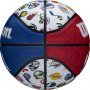 Мяч баскетбольный Wilson NBA All Team (размер 7, резина, тренировочный) - fgospostavki.ru - Обнинск