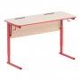 Стол ученический двухместный с наклоном столешницы (0-24°) на прямоугольной трубе - fgospostavki.ru - Обнинск